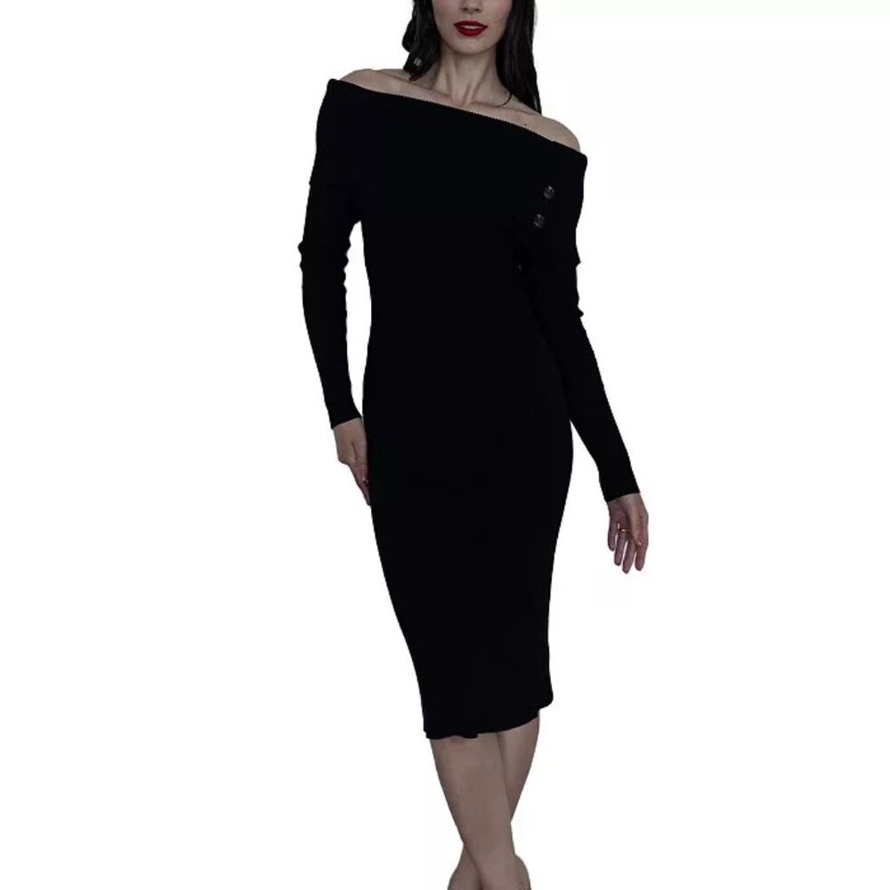 Maternity Off the Shoulder Carrie Dress